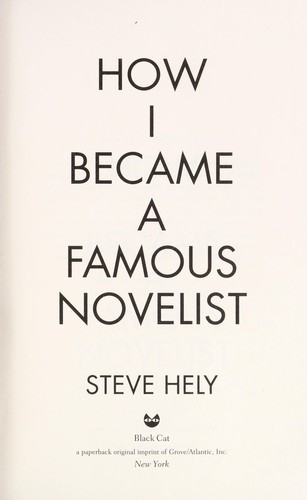 Cover of How I Became a Famous Novelist